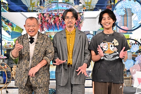 「A-Studio+」6月13日放送回より、左から笑福亭鶴瓶、岡部たかし、藤ヶ谷太輔