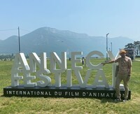 アヌシー国際アニメーション映画祭2025に参加した「ひゃくえむ。」の監督・岩井澤健治