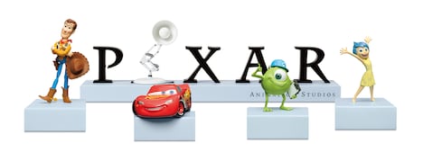 「Happyくじ / PIXAR 2025」A賞の「ピクサーキャラクターズ＆ピクサーロゴ フィギュアセット」（全1種）