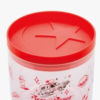 「Happyくじ / PIXAR 2025」I賞の「キャニスター」。ふたはピクサーボール柄になっている