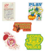 「Happyくじ / PIXAR 2025」K賞の「ダイカットステッカーセット」（全9種）