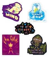 「Happyくじ / PIXAR 2025」K賞の「ダイカットステッカーセット」（全9種）