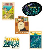 「Happyくじ / PIXAR 2025」K賞の「ダイカットステッカーセット」（全9種）