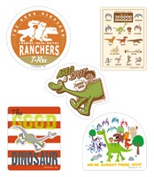 「Happyくじ / PIXAR 2025」K賞の「ダイカットステッカーセット」（全9種）