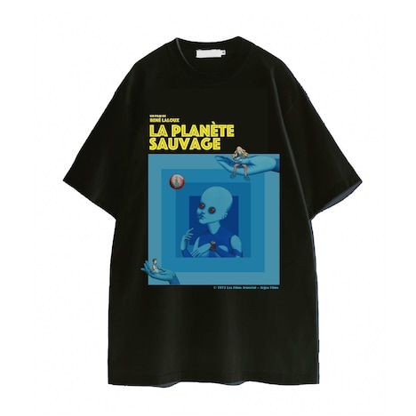 「ファンタスティック・プラネット」オリジナルTシャツ（HUMAX限定デザイン）のイメージ（税込価格7700円 / S・M・L・XL）