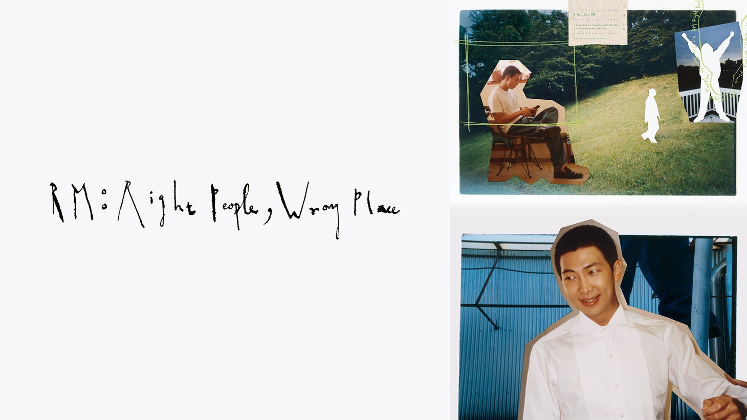 「RM: Right People, Wrong Place」ビジュアル