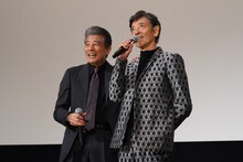 左から舘ひろし、柴田恭兵