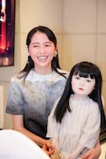 第27回上海国際映画祭にて、取材を受ける長澤まさみ
