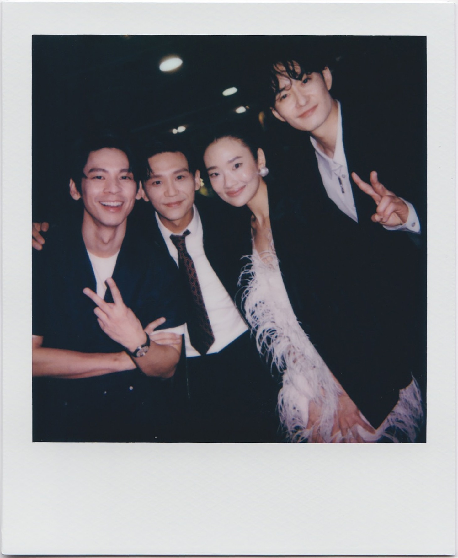 「Encounter」オフショット。左からリン・ボーホン、ロー・ジャンイップ、オークベープ・チュティモン、岡田将生