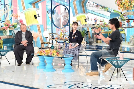 「A-Studio+」6月27日放送回より、左から笑福亭鶴瓶、森川葵、藤ヶ谷太輔