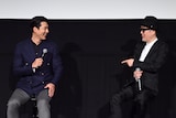 左からヒョンビン、リリー・フランキー