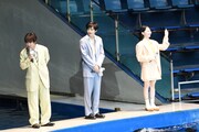 「ChaO」トークショーの様子。左から太田駿静、鈴鹿央士、山田杏奈