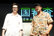 「入国審査」ジャパンプレミアトークイベントの様子。左からアレハンドロ・ロハス、フアン・セバスティアン・バスケス