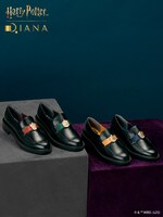 「ホグワーツ4寮」シリーズ ボリュームソールローファー（各税込2万350円）