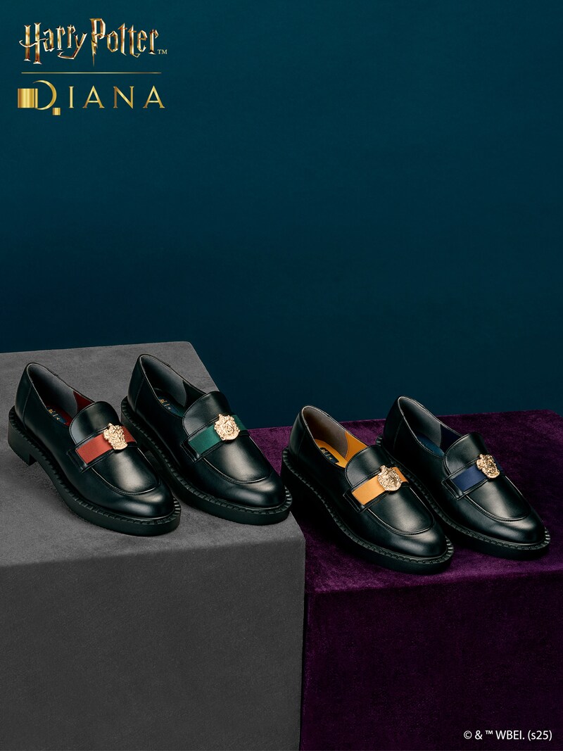 「ホグワーツ4寮」シリーズ ボリュームソールローファー(各税込2万350円)