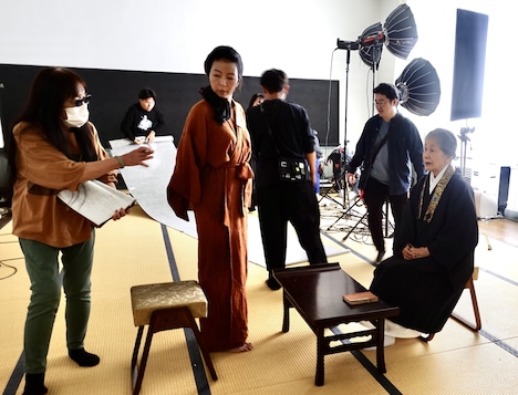 映画「金子文子 何が私をこうさせたか」メイキング写真