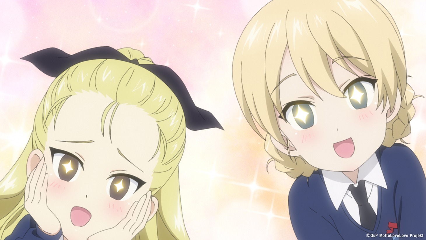 「ガールズ＆パンツァー もっとらぶらぶ作戦です！」場面カット