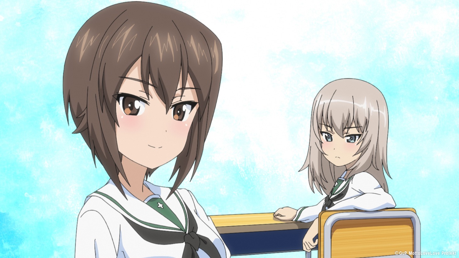 「ガールズ＆パンツァー もっとらぶらぶ作戦です！」場面カット