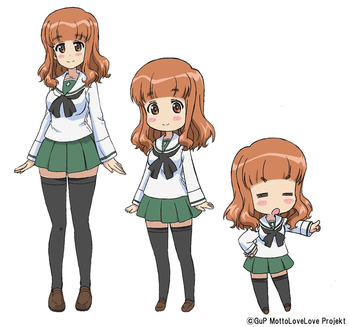 武部沙織のキャラクター設定（CV：茅野愛衣）