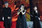 左から櫻井孝宏、早見沙織、花澤香菜