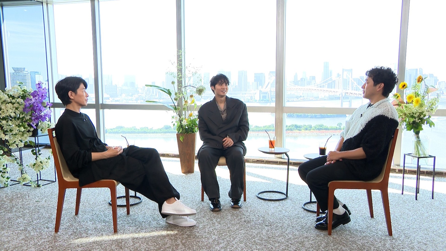 「ボクらの時代」7月13日放送回より、左から藤木直人、磯村勇斗、迫田孝也