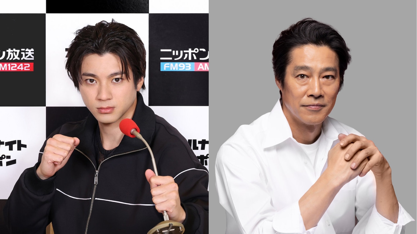 左から山田裕貴、堤真一