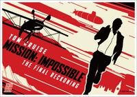 「ミッション：インポッシブル／ファイナル・レコニング」入場者特典第5弾の「50億突破記念スペシャルイラストカード」表面