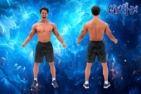 ケイン・コスギのフィギュア（雄叫びVer.）