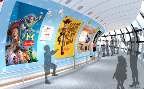 天望回廊フロア445-450 回廊エリア 展示装飾イメージ