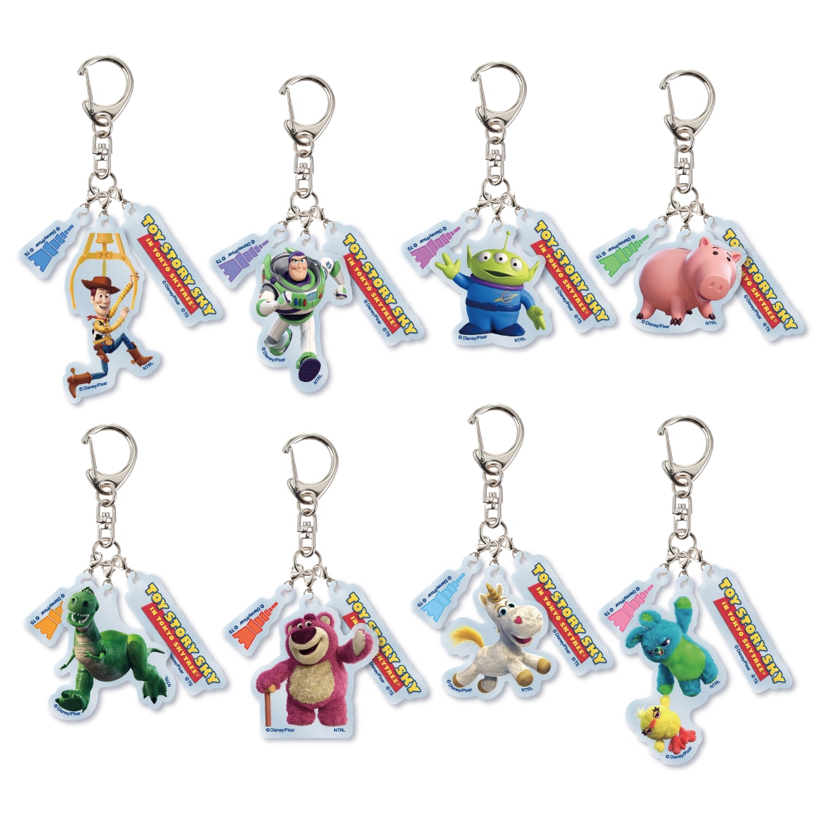 3連アクリルキーホルダー（全8種 / 税込1100円）