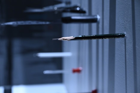 「先端に対する恐怖心」の展示