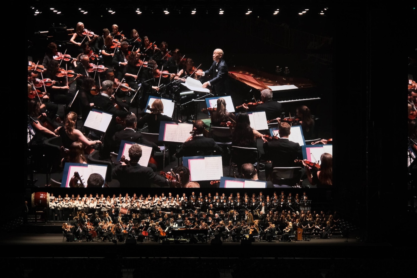 「Joe Hisaishi Royal Philharmonic Orchestra Special Tour 2025 Studio Ghibli Film Concert Tour Final at Tokyo Dome」の様子