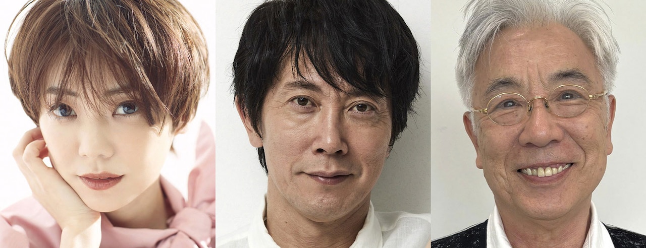 左から倉科カナ、佐々木蔵之介、イッセー尾形