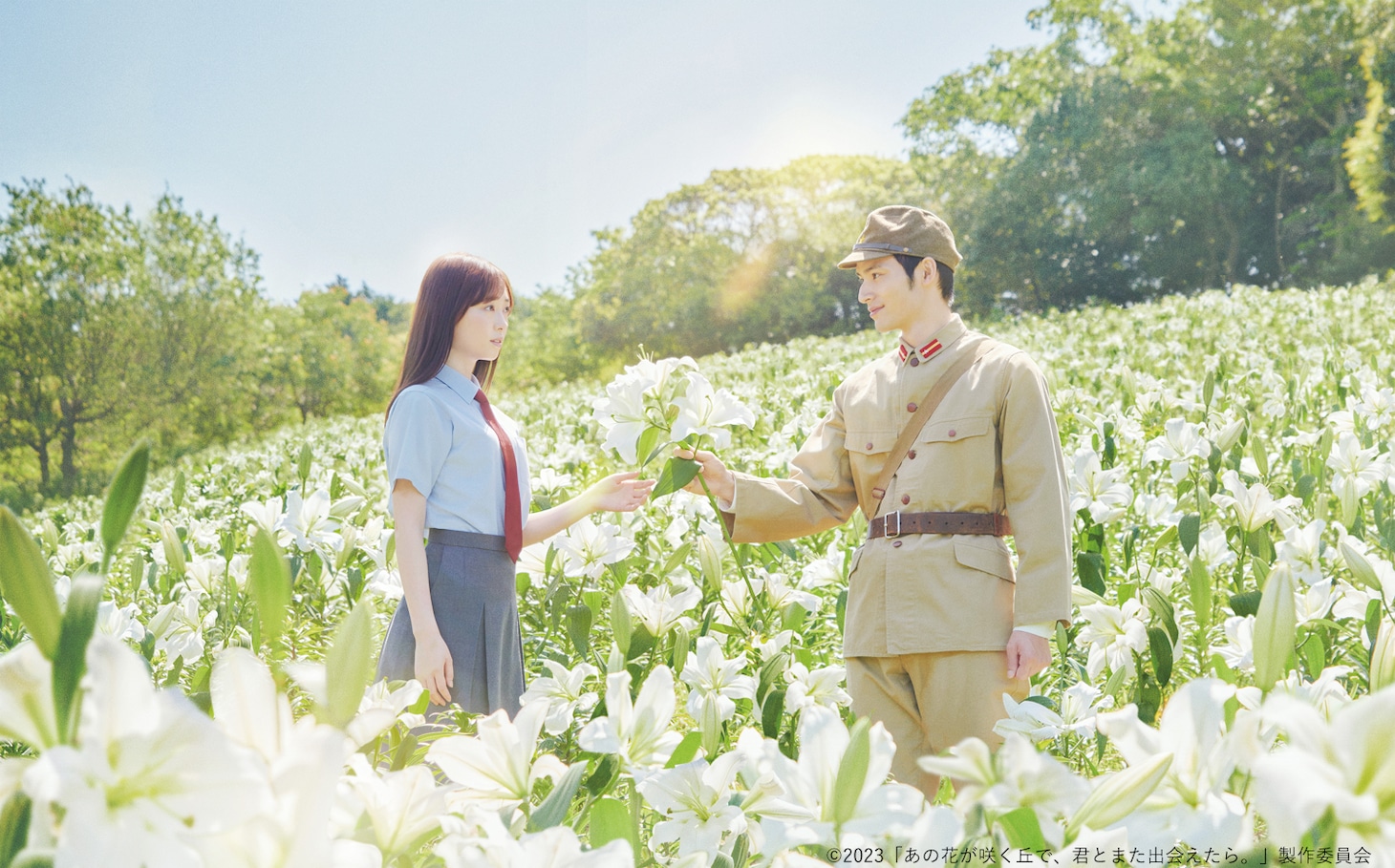 「あの花が咲く丘で、君とまた出会えたら。」メインビジュアル