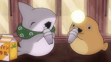 「映画 おでかけ子ザメ とかいのおともだち」場面カット