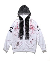 「呪怨」限定25枚フーディの前面（税込6万6000円）