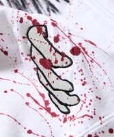 「呪怨」限定25枚フーディのロゴ部分