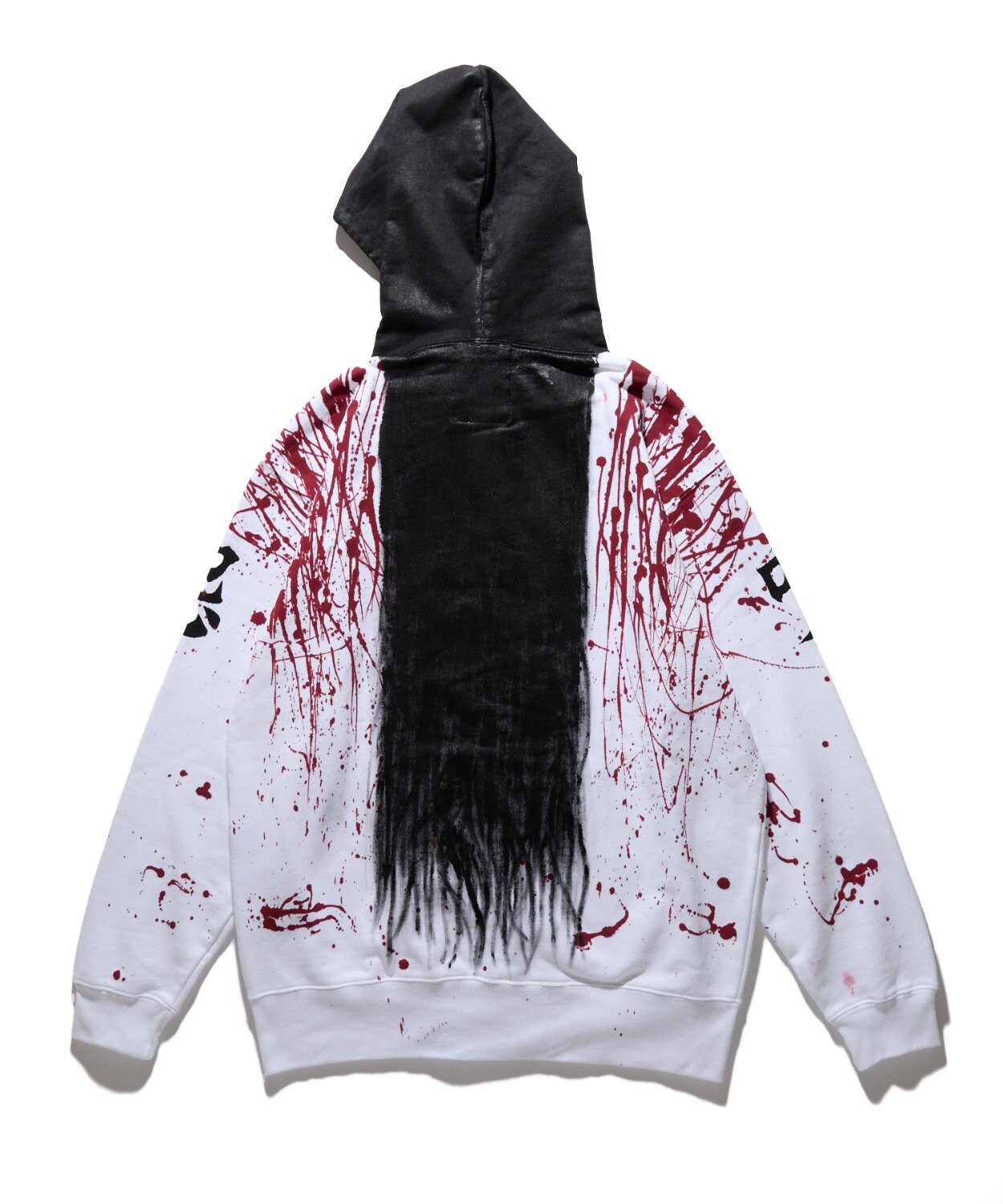 呪怨」限定25枚フーディのロゴ部分 - 「呪怨」公式Tシャツなど発売