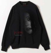 「呪怨」オフィシャルグッズ・KV CREWスェットの前面（税込1万6500円・M / L / XL）