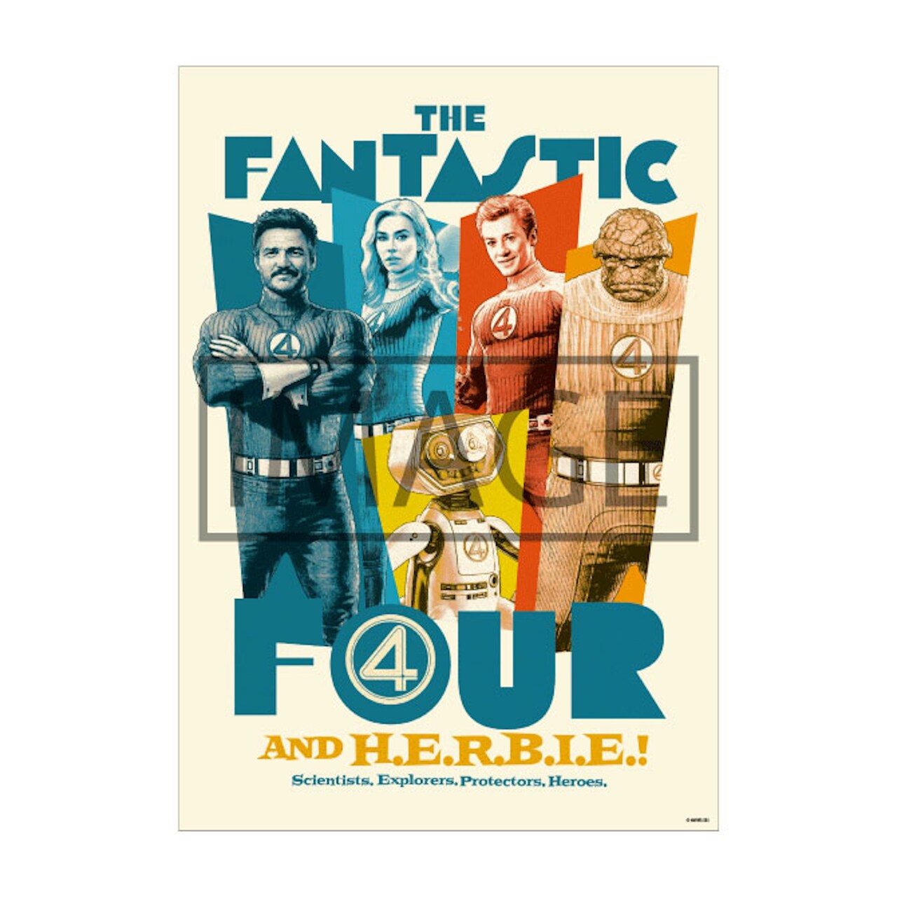 E賞のA2サイズポスター - 「ファンタスティック4」Happyくじ発売