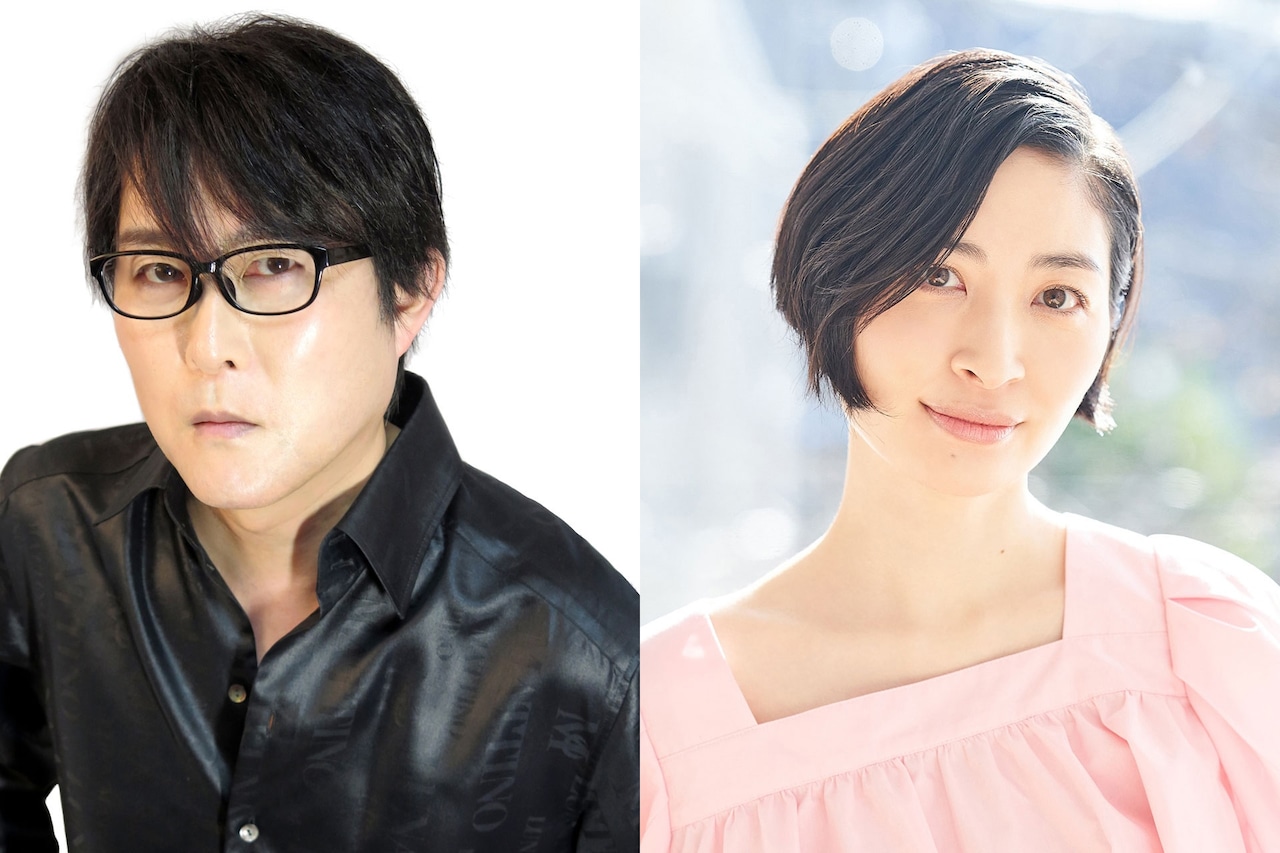 左から子安武人、坂本真綾