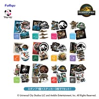 G賞：スタンプ＆ステッカーセット（ランダム全12種）※スタンプ1個＋ステッカー3枚で1セット