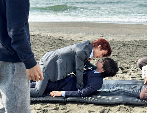 「続・BLドラマの主演になりました」メイキング写真