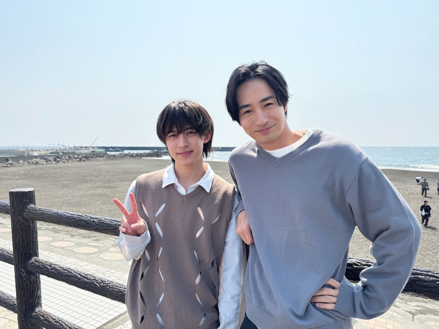 「続・BLドラマの主演になりました」メイキング写真