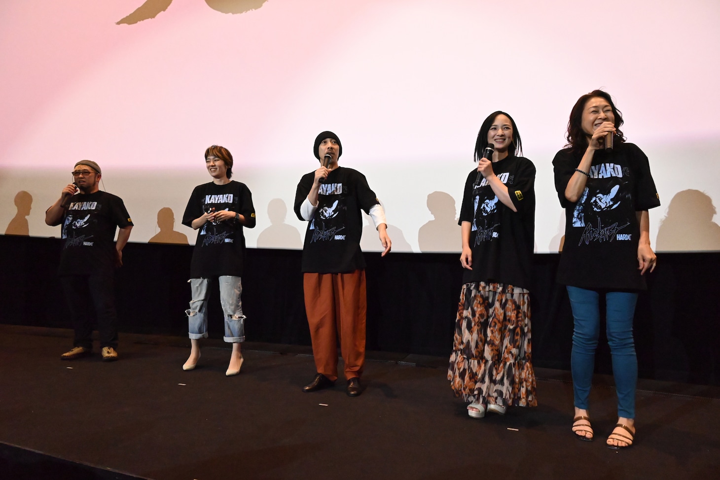 「呪怨〈4K：Vシネマ版〉」舞台挨拶付先行上映会 トークショー第1部の様子
