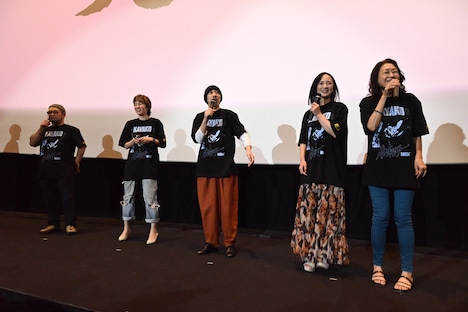 「呪怨〈4K：Vシネマ版〉」舞台挨拶付先行上映会 トークショー第1部の様子