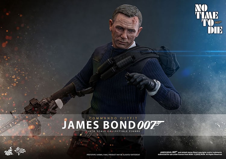 ダニエル・クレイグ最後のジェームズ・ボンド、フィギュア発売 台座に 