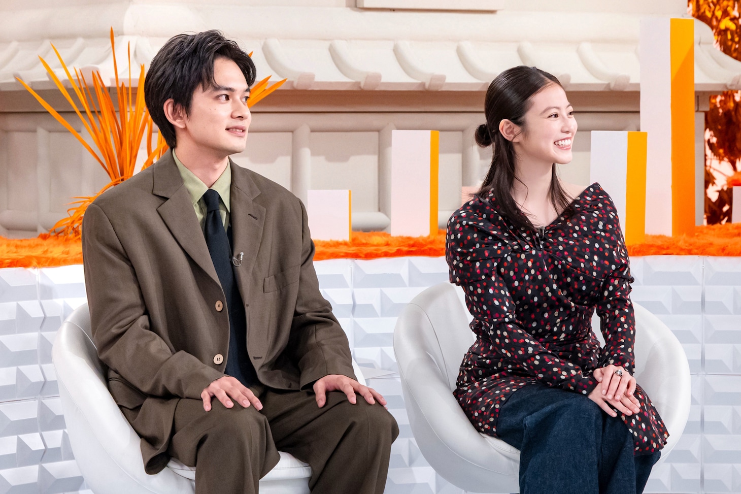「あんぱん×RADWIMPS スペシャル」トークの様子。左から北村匠海、今田美桜
