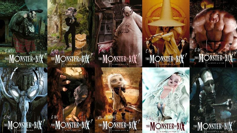 「ニクスの怪物」キャラクタービジュアル