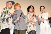 左から金子智明、ガク、京極風斗、川瀬莉子